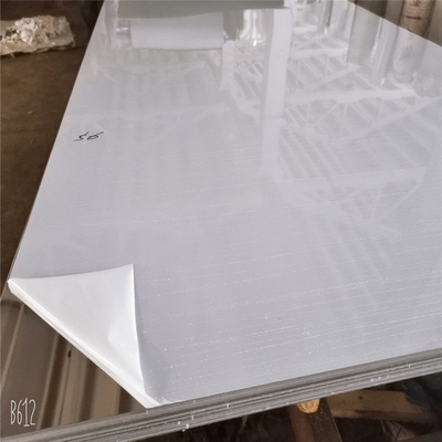 8K mirror Finish 304 Stainless Steel Plate Sheet 48&quot; Width 30 Ksi Yield Strength