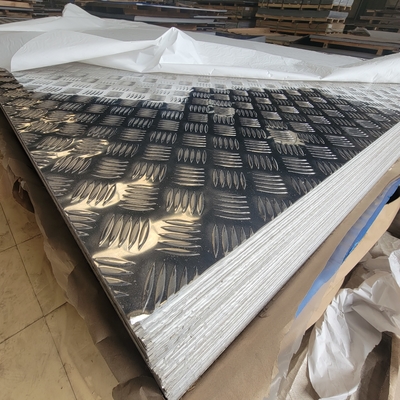 Direct Wholesale Good Quality Checkered Embossing Aluminum Plate For Carriage Floor