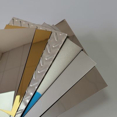 Quality  BA HL 304 Stainless Steel Plate 1000mm-6000mm Length ±0.02mm Tolerance factory