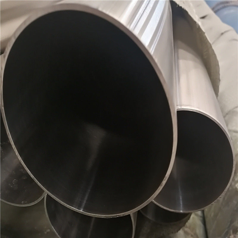 Round Stainless Steel Welded Pipes Schedule 40 Seamless Cold Rolled No.4 Finish 22mm 200mm