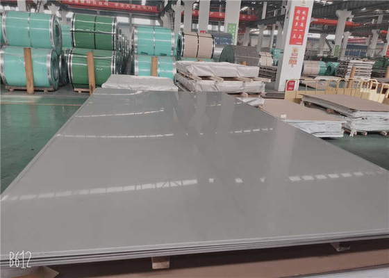 Hot Rolled 316L Silver Stainless Steel Sheet 1000mm-2000mm ±0.02mm Tolerance