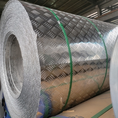 1090 0.8mm Stucco Embossed Aluminum Coil For Lighting